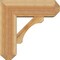 Ekena Millwork Legacy Craftsman Rough Sawn Bracket w/ Offset Brace, Western Red Cedar, 8"W x 22"D x 22"H BKT0806X22X22LEC04RWR - alternate 2